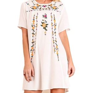 Umgee Boho Chic embroidered cover-up/tunic/dress